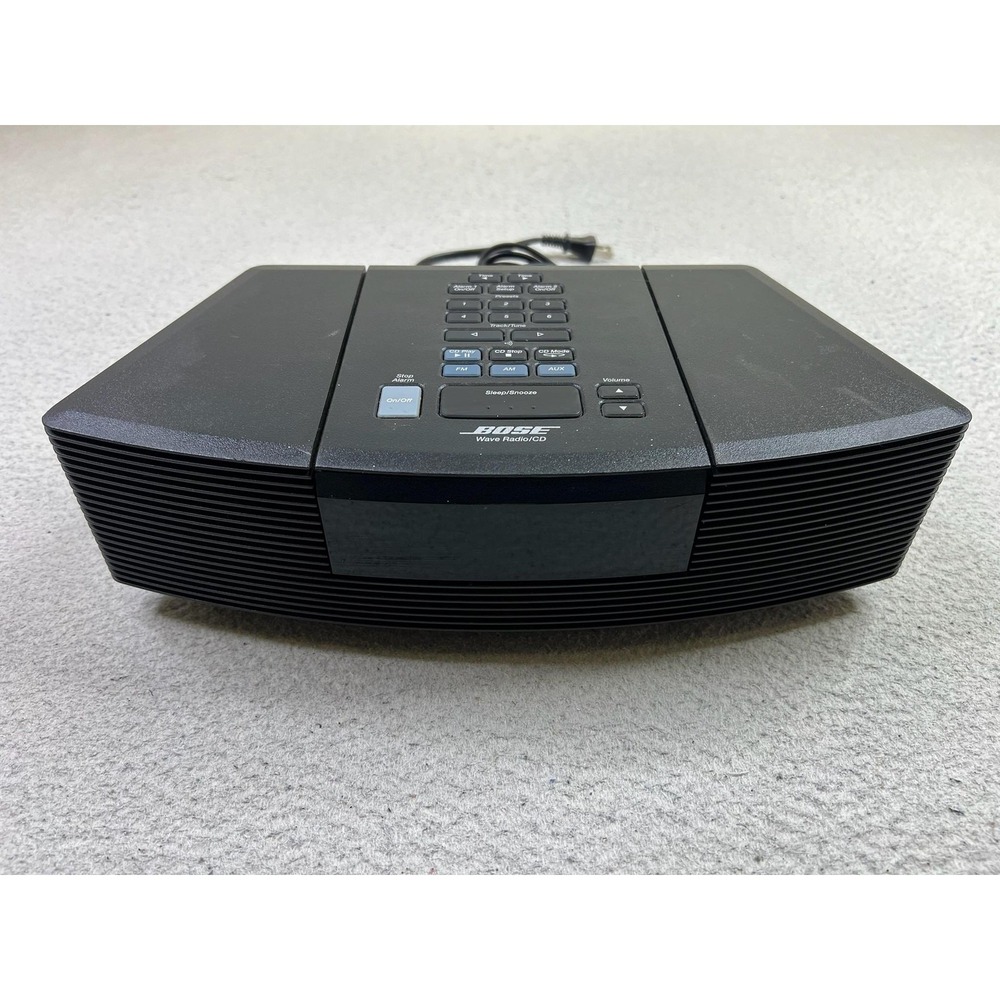 Vintage Bose Wave Radio/CD AWRC-1G Black AM/FM Clock Radio PARTS ONLY NO POWER